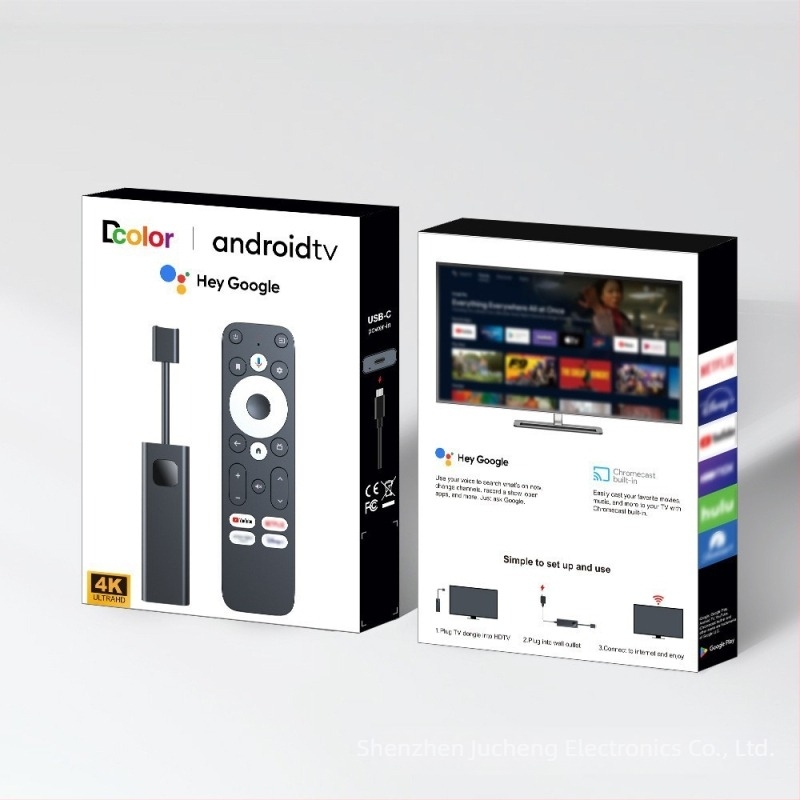 Dcolor Gd1 Android 14 Quad-core set-top box, 2GB RAM, 1TB tárhely, 4K 3840x2160