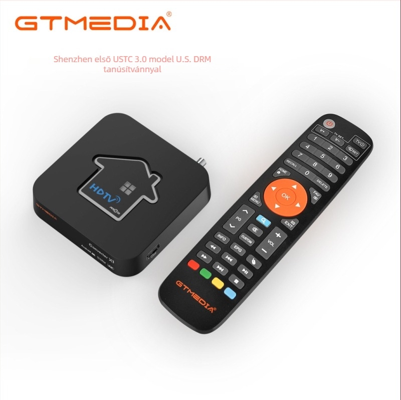 Android box Converter X1 — GTMEDIA, 2GB RAM, USB/HDMI/optikai szál, Shenzhen eredetű, 2024-es megjelenés