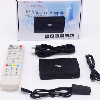 Mini DTMB set-top box Kaiboshi D919 (HDMI, AV; Tömeg 0.3)
