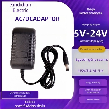 Többkimenetes tápegység: 12V1A, 12V2A, 5V1A, 6V1A, 9V2A – kapcsolóüzemű tápegység kozmetikai tükörhöz, LED-szalaghoz és motorokhoz