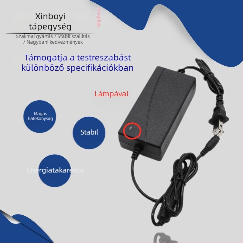 12V 3A/5A Kapcsoló Tápellátó Adapter Set-Top Box, Megfigyelő DVR, Kamera és Monitor – Bemenet 100-240V, OEM Elérhető
