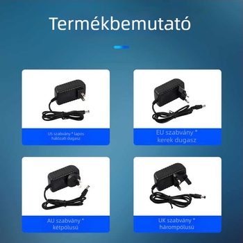 Shengdafeng 12V 2A tápegység LED-szalagokhoz, masszírozóhoz és set-top boxhoz – univerzális digitális eszköz kompatibilitás, tömeg 80 g