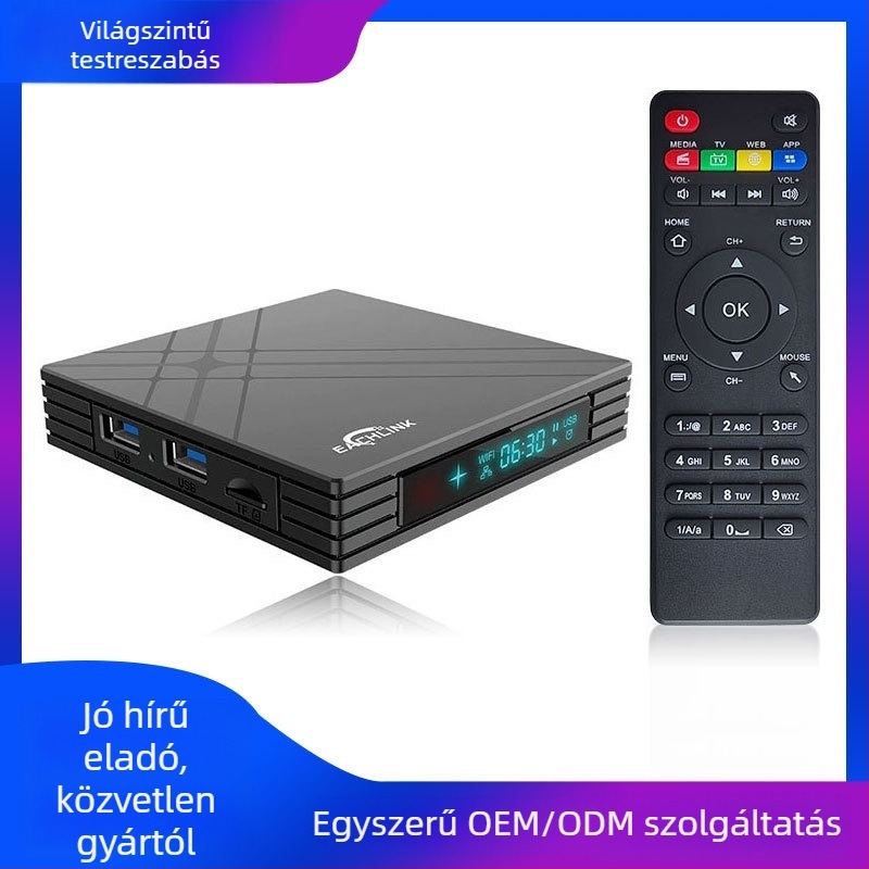 RX3-Mini RK3328 4K Android TV Box, 1GB RAM, 8-64GB tárhely, Android 7.1