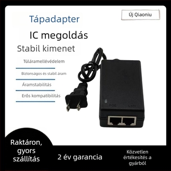 PoE tápegység/adapter hálózati interfészhez, set-top boxhoz és kapcsolóhoz — márka New qiao niu, Poe power adapter sorozat