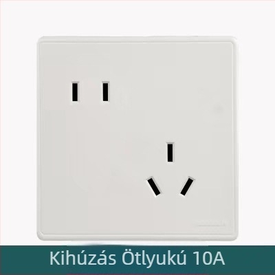 X4 sorozat önzáró falikimenet USB-vel és kapcsolóval, 5-portos USB kimenet, 220V, 10A, ón-foszfor bronz érintkezők, 100 000 elektromos élettartam