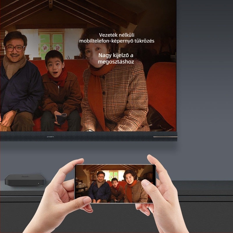 TV‑set‑top doboz Wi‑Fi és HDMI, 1080p felbontás, 128MB RAM, flash memória
