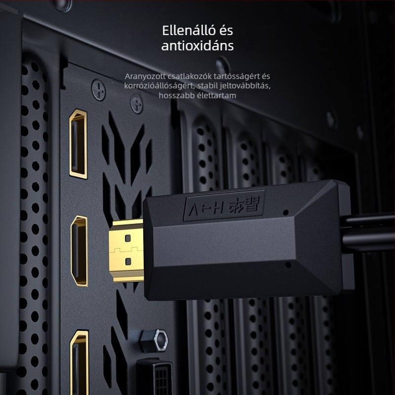 HDMI–to–VGA átalakító kábel Z128C, rézmagú, fejlett chip, hossz 1–10 m