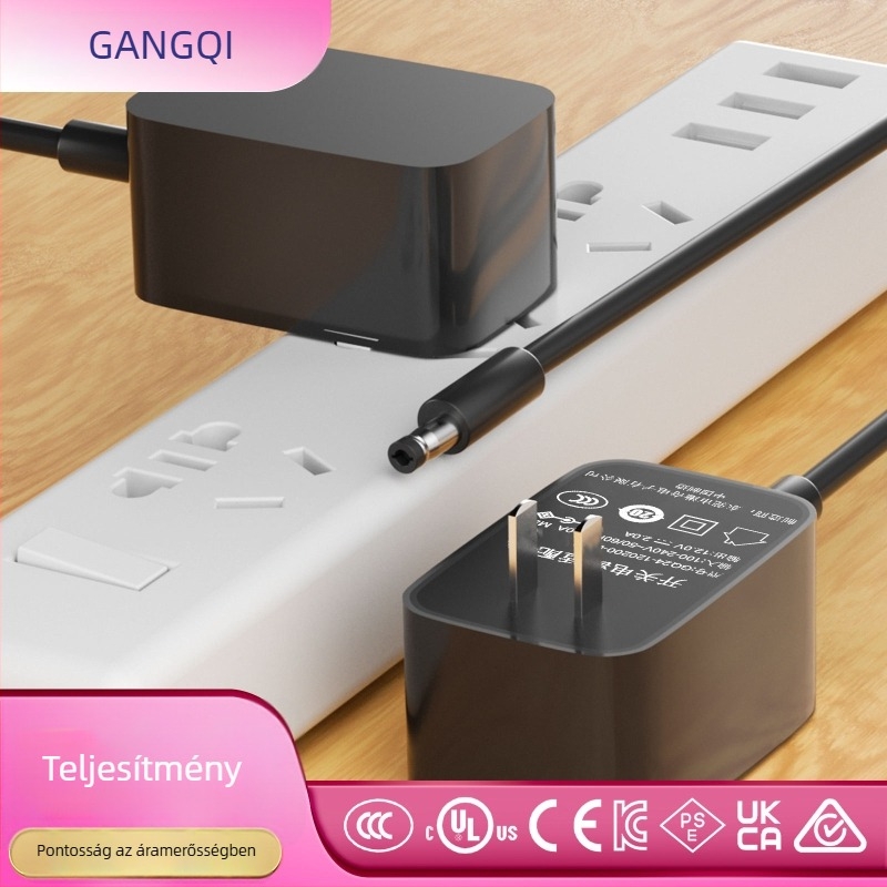 12V 2A tápegység, 24W, kompatibilis set-top box-szal, szépségápolási eszközzel, monitorral, hangszóróval és masszírozóval