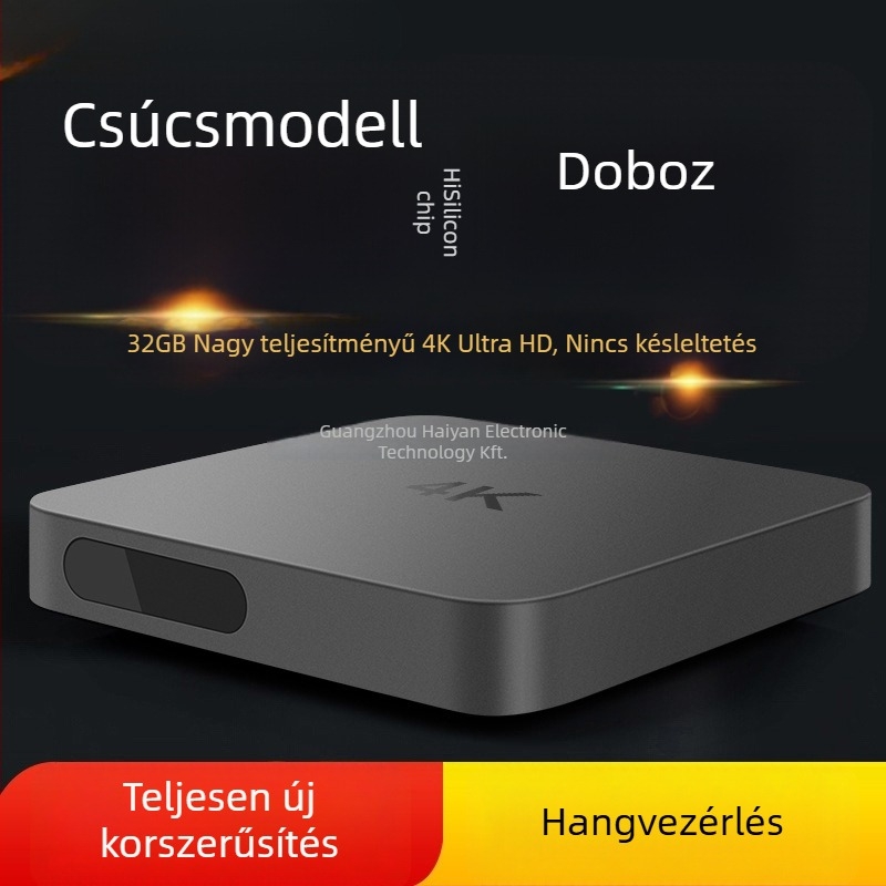 4K Wi-Fi TV Box – 128MB RAM, HDMI/USB/AV csatlakozók, 3840x2160 kimenet