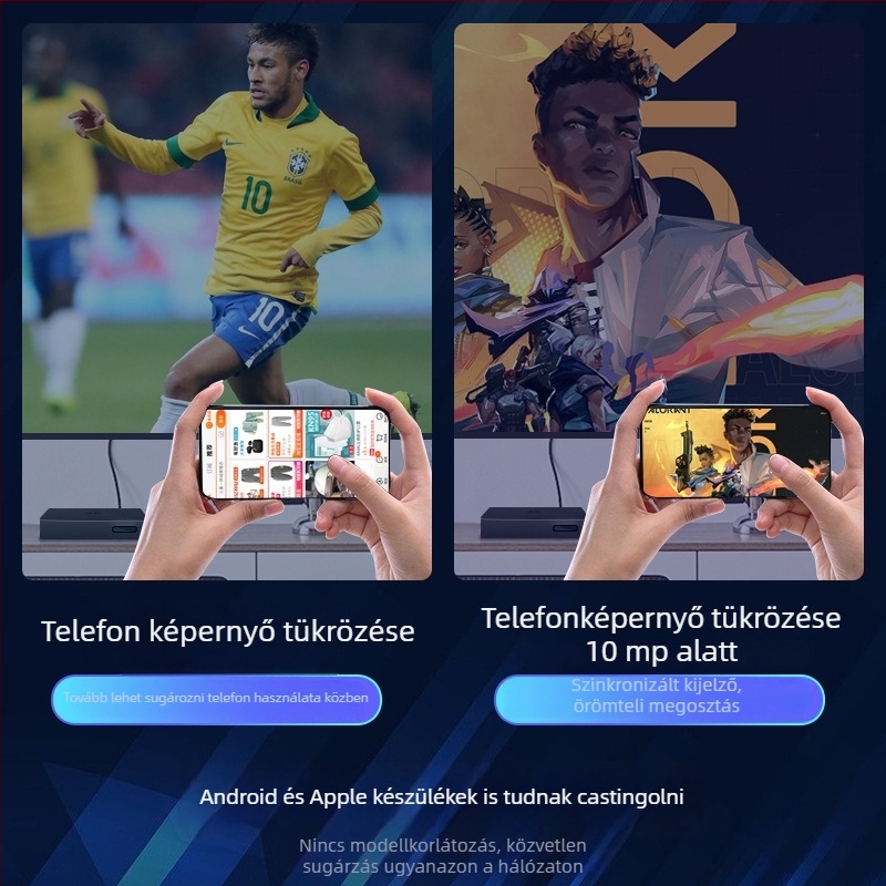 4K Wi-Fi TV Box – 128MB RAM, HDMI/USB/AV csatlakozók, 3840x2160 kimenet