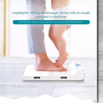 Elektronikus baba súly- és magasságmérő, otthoni használatra, újszülöttek számára