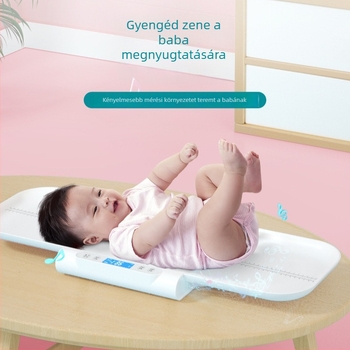 Elektronikus baba súly- és magasságmérő, otthoni használatra, újszülöttek számára