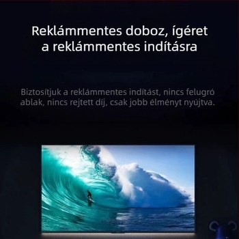 Androidos 4K Set-top box Bluetooth, Wi-Fi, 8 GB tárhely