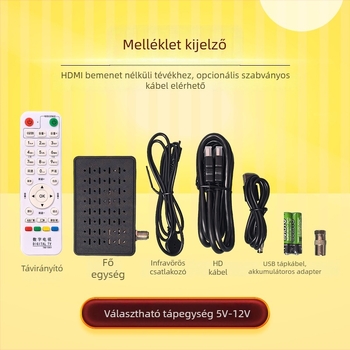 Weishijie WS-100D DTMB földi hullám HDMI HD set-top box digitális TV-vevő Dolby AC3 + AVS autó mód