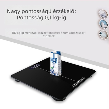 Nagy pontosságú üvegszál testtömeg-mérő, otthoni elektronikus mérleg, vékony kivitel