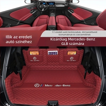 Mercedes-Benz GLB csomagtartó szőnyeg teljes lefedéssel (2024–2025), 5–7 üléses modellhez