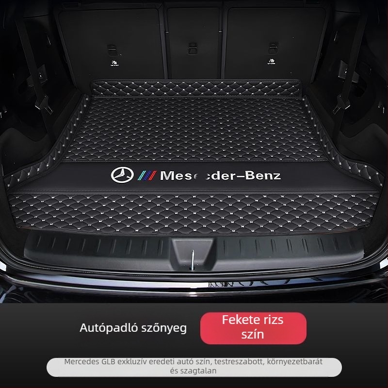 Mercedes-Benz GLB csomagtartó szőnyeg teljes lefedéssel (2024–2025), 5–7 üléses modellhez
