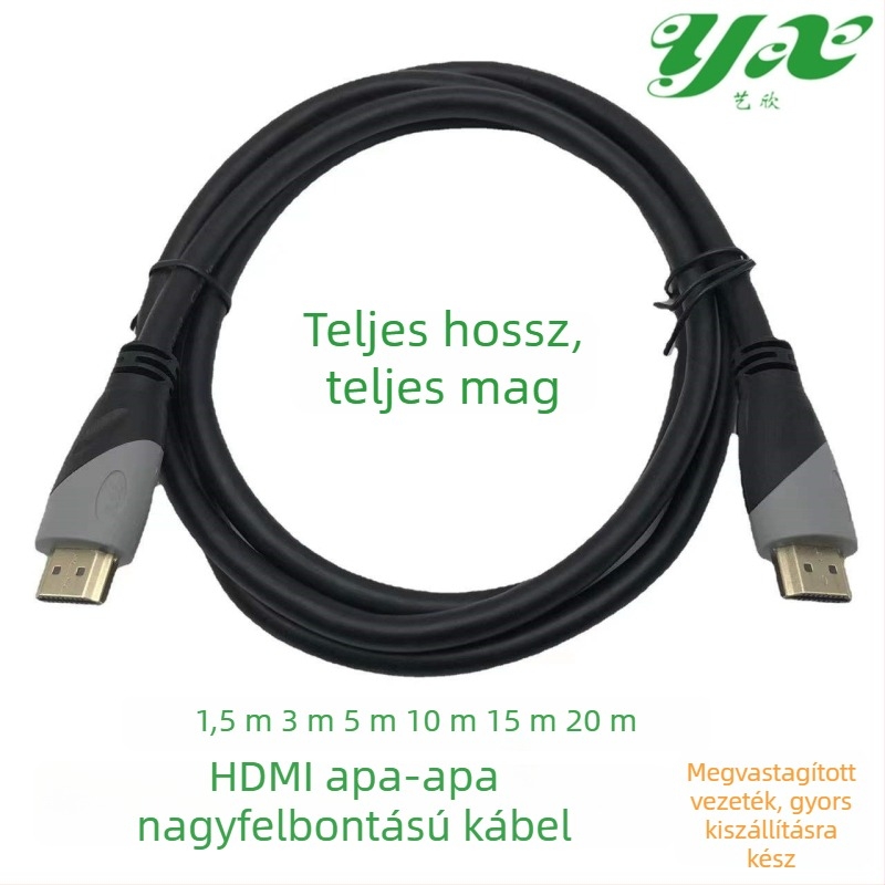 HDMI-kábel számítógéphez, laptophoz, monitorhoz, projektorhoz és televízióhoz