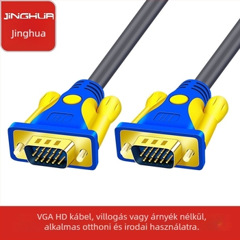 JH/Jinghua V301 VGA-kábel réz vezetőkkel és aranyozott érintkezőkkel, hosszúság 1,5–50 m