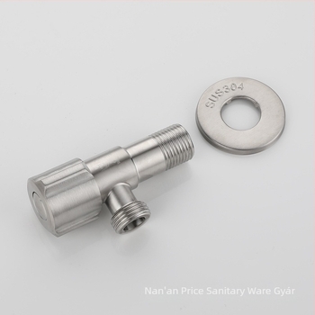 304 rozsdamentes acél szögletes csapja meleg és hideg vízhez, kézi szerelés, 1.0 MPa, belső Ø100