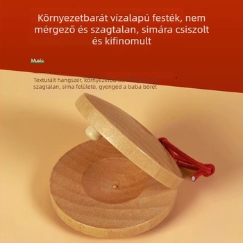 Castanet-stílusú Orff ütőhangszer gyerekeknek és fiataloknak – uniszex, 14+ éves kor, anyag: Egyéb; csomagolás: Egyéb; 3C kategória: Játékok 14 éves kortól