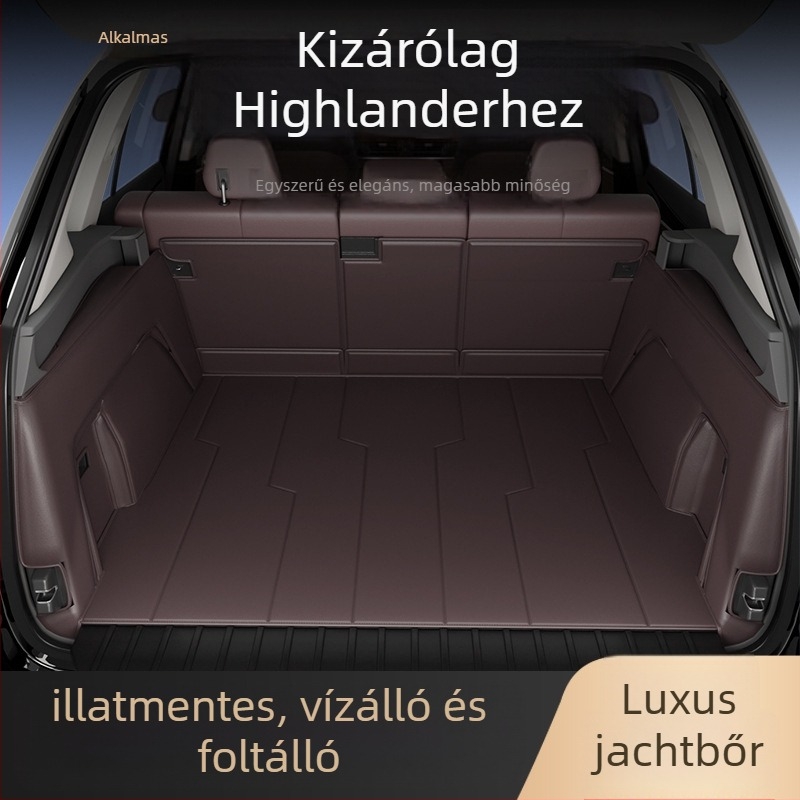 Toyota Highlander hétüléses csomagtartó matrac – teljes körű fedés, testreszabható, Anyag: TPE+XPE csúszásmentes réteg, Kód: 71003