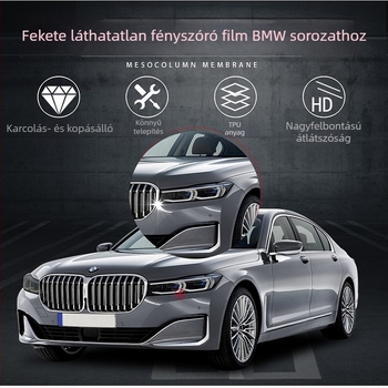 BMW 3-as sorozat fényszóró fólia (2013-2024): füstös védőfólia, karcolások javítása, karcálló, színváltó fólia
