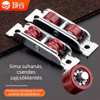 Ajtó- és ablakgörgők, modell 8088, nylon görgők, 4 darabos készlet