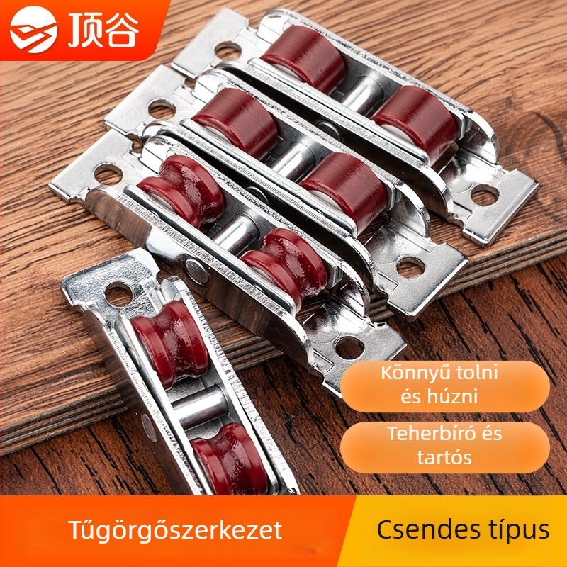 Ajtó- és ablakgörgők, modell 8088, nylon görgők, 4 darabos készlet