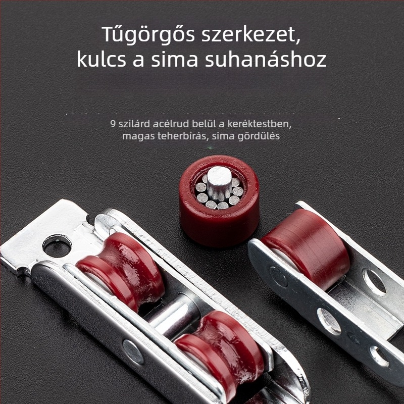 Ajtó- és ablakgörgők, modell 8088, nylon görgők, 4 darabos készlet