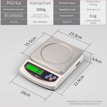 Fragrant Mountain EI-02HS Digitális Konyhai Mérleg - Elektronikus, Multifunkcionális