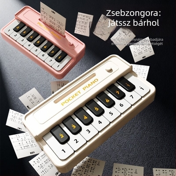 Kezdőknek szóló elektronikus billentyűzet – hordozható MIDI hangszerelés, műanyag, 4–6 éveseknek