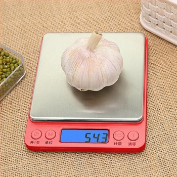 Digitális konyhai mérleg, 5 kg kapacitás, kompakt otthoni élelmiszer-mérleg