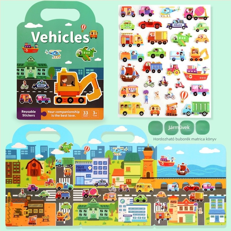Flat puzzle készlet gyerekeknek, konyha témájú, papírból, 4–6 éveseknek, DIY és OEM testreszabás