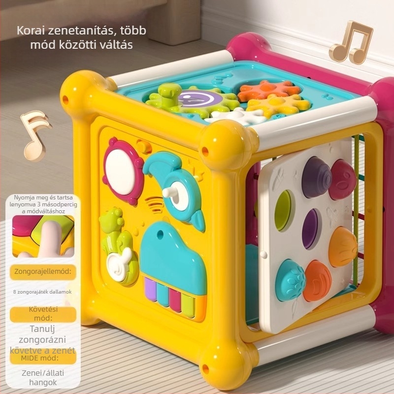 Montessori hatoldalú babajáték a finommozgások fejlesztéséért, műanyag, GuYu/Goodway, 3C tanúsítvány, kód 2024012202639447