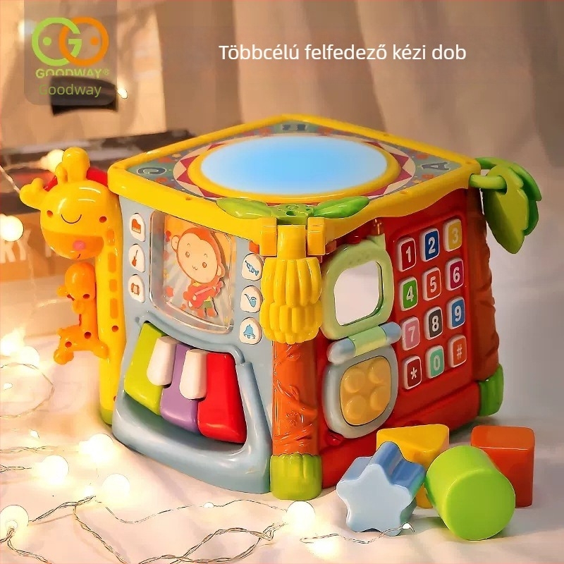 Montessori hatoldalú babajáték a finommozgások fejlesztéséért, műanyag, GuYu/Goodway, 3C tanúsítvány, kód 2024012202639447