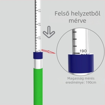All-in-one magasság- és testsúlymérő készülék, hordozható otthoni használatra, pontos mérés gyerekek számára, 10 készlet
