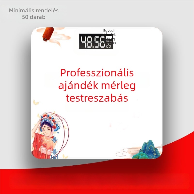 Tingman testzsírmérleg — USB töltés vagy elem, egyszerű dizájn, 180 kg-ig méri a testsúlyt