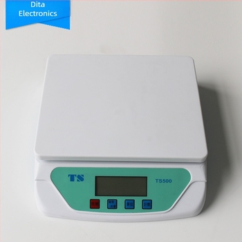 TS500 Elektronikus platformmérleg, 30 kg-ig – kiváló precizitás, LCD kijelző, otthoni használatra