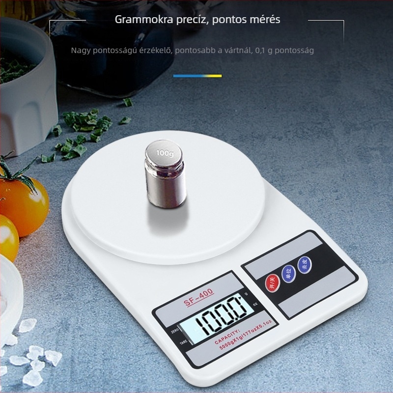 Sf400 mini hordozható digitális konyhai mérleg precíz gram-mérésekhez