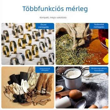 Changxie CX-288 Ékszerek elektronikus mérlege, pontosság 0,01 g, 0-1 kg tartomány