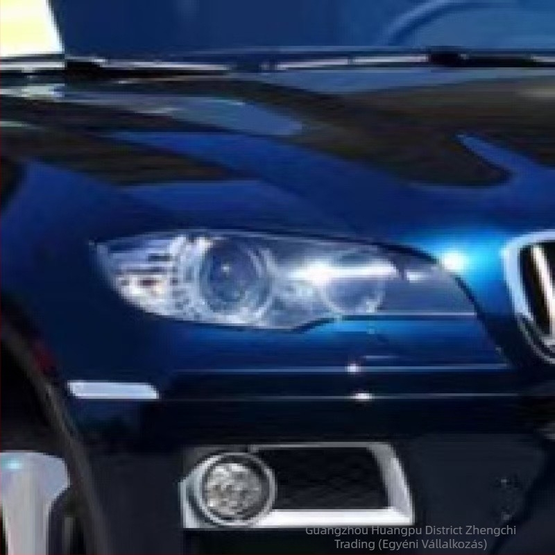 BMW X5/X6 fényszóró TPU film – fény-vezérelt színváltás, magas átláthatóságú átlátszó TPU védőfilm