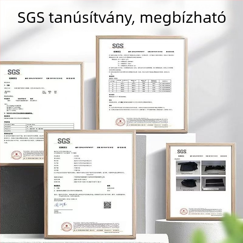 TPE autópadlómatrák öt üléses modellhez, csíkos mintázat, márka Hesheng, testreszabható