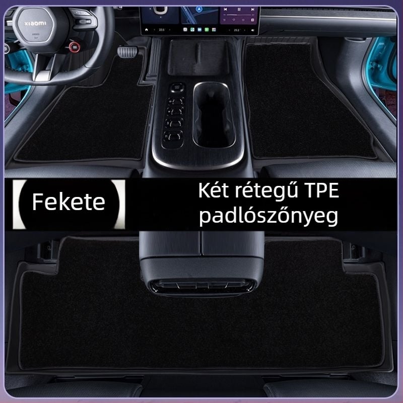 TPE autópadlómatrák öt üléses modellhez, csíkos mintázat, márka Hesheng, testreszabható