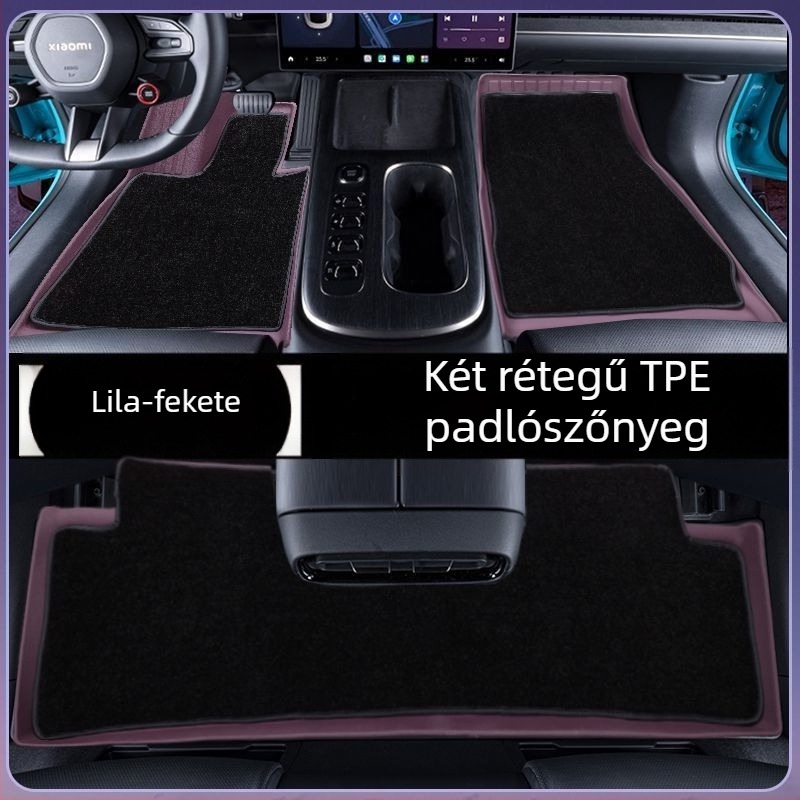 TPE autópadlómatrák öt üléses modellhez, csíkos mintázat, márka Hesheng, testreszabható