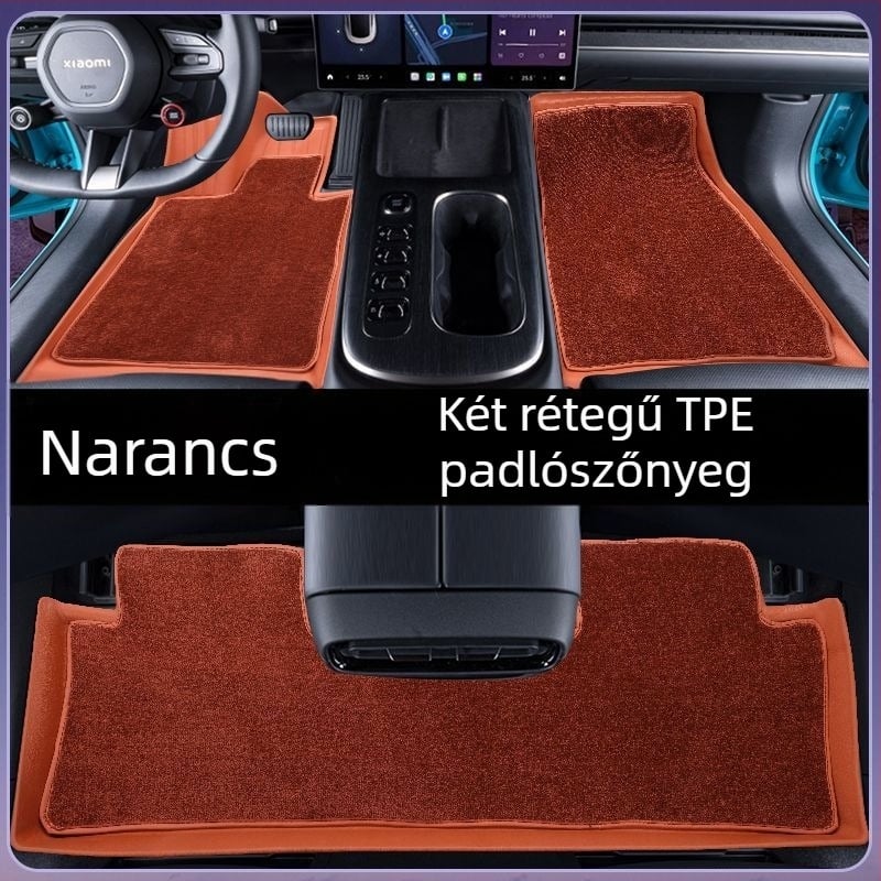 TPE autópadlómatrák öt üléses modellhez, csíkos mintázat, márka Hesheng, testreszabható