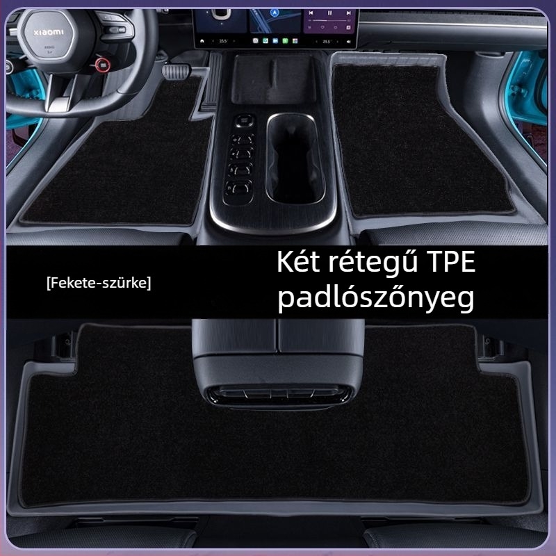 TPE autópadlómatrák öt üléses modellhez, csíkos mintázat, márka Hesheng, testreszabható