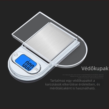 Hordozható ékszer-mérleg 0,01 g pontossággal, zsebméretű digitális mérleg