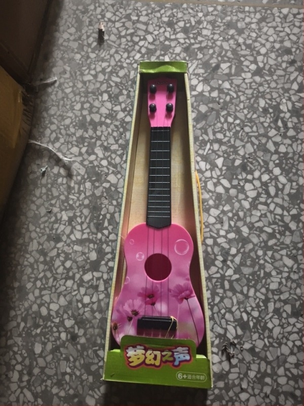 YAHAO műanyag oktató gitárjáték gyerekeknek a korai zenei fejlődéshez, 7–14 éveseknek