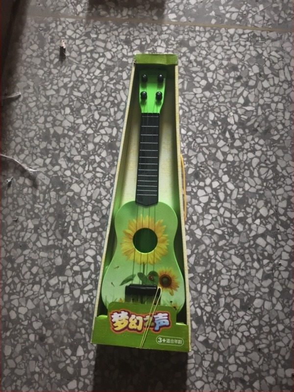 YAHAO műanyag oktató gitárjáték gyerekeknek a korai zenei fejlődéshez, 7–14 éveseknek